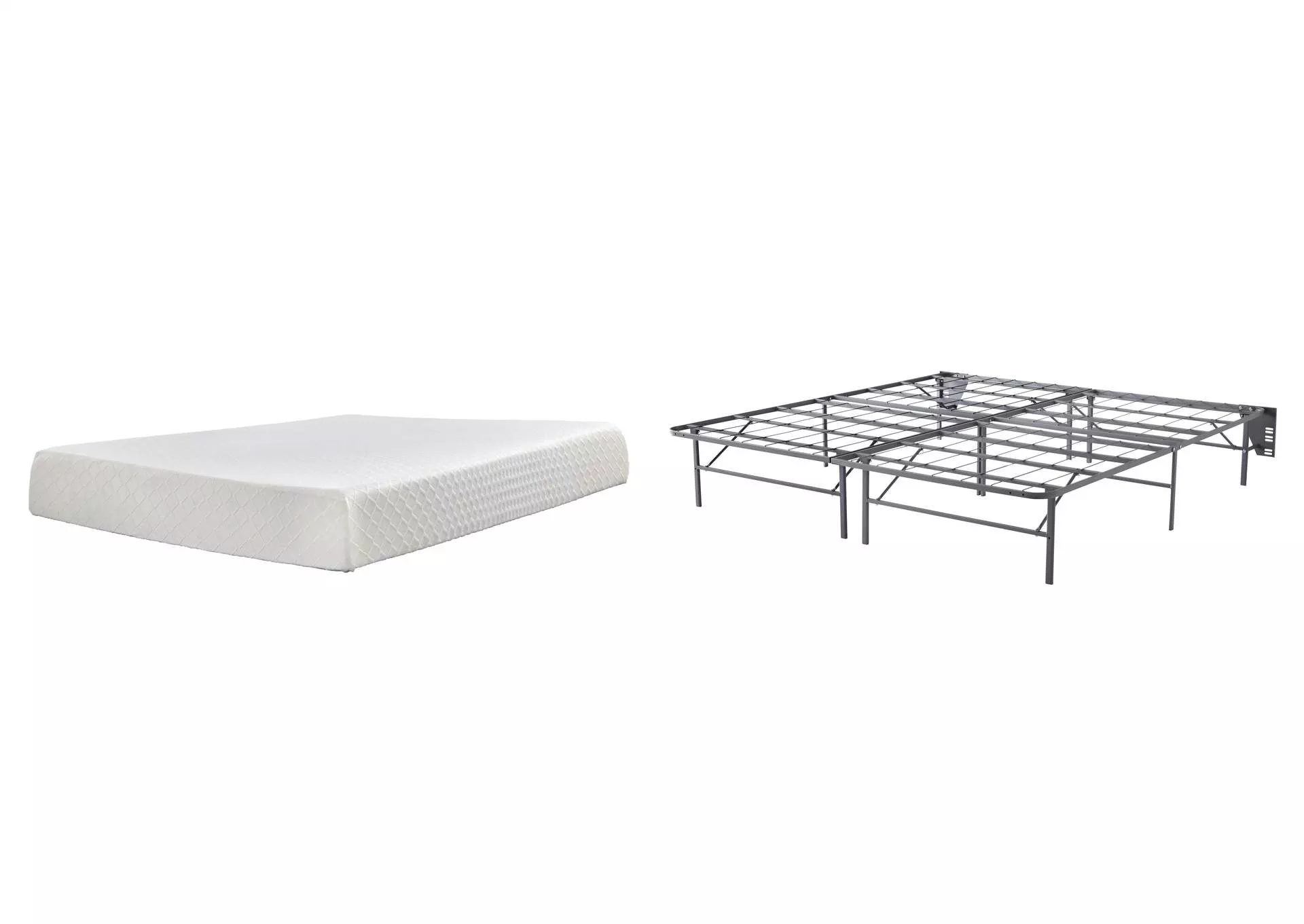 10 Inch Chime Memory Foam Mattress with Foundation