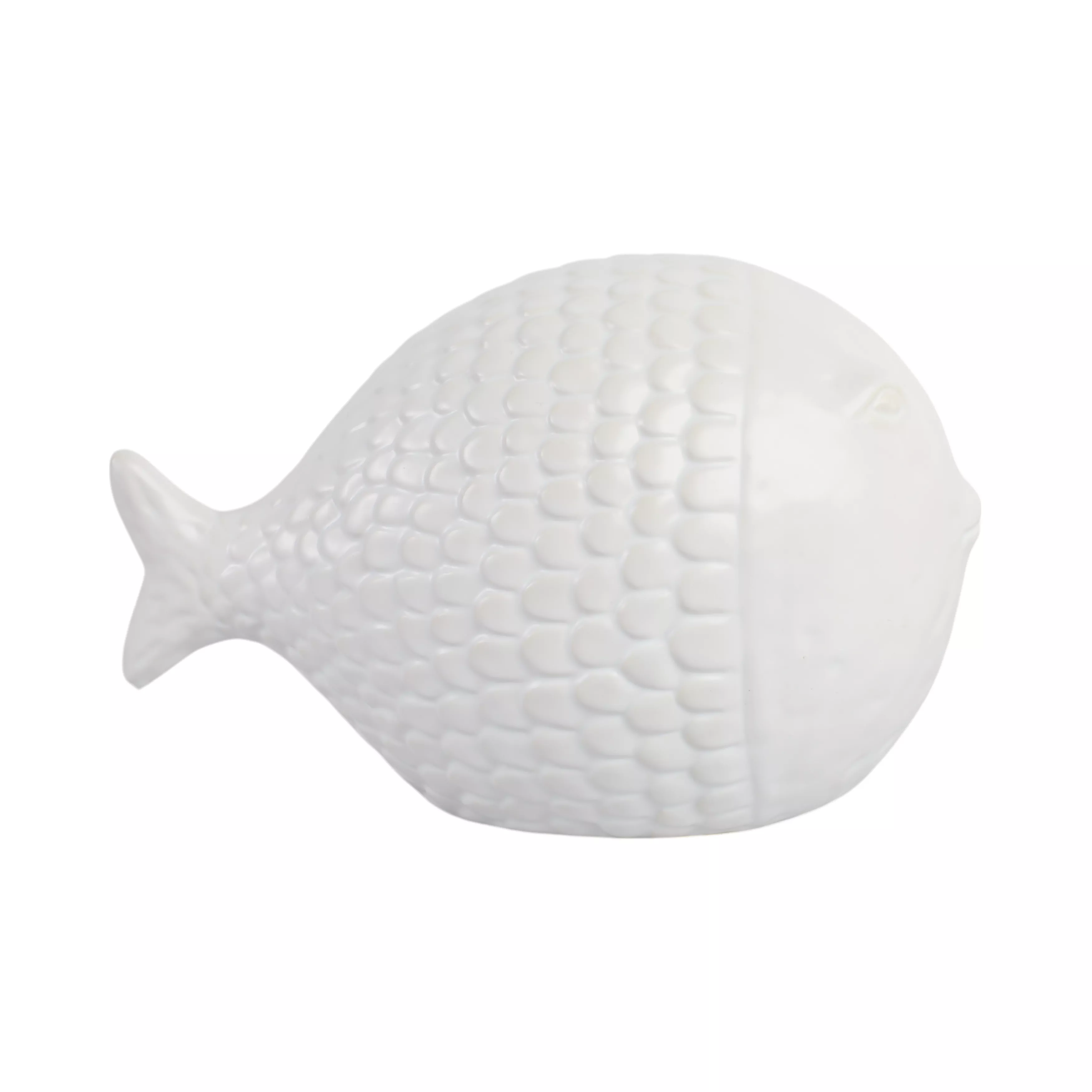 10" Scaled Fish Figurine