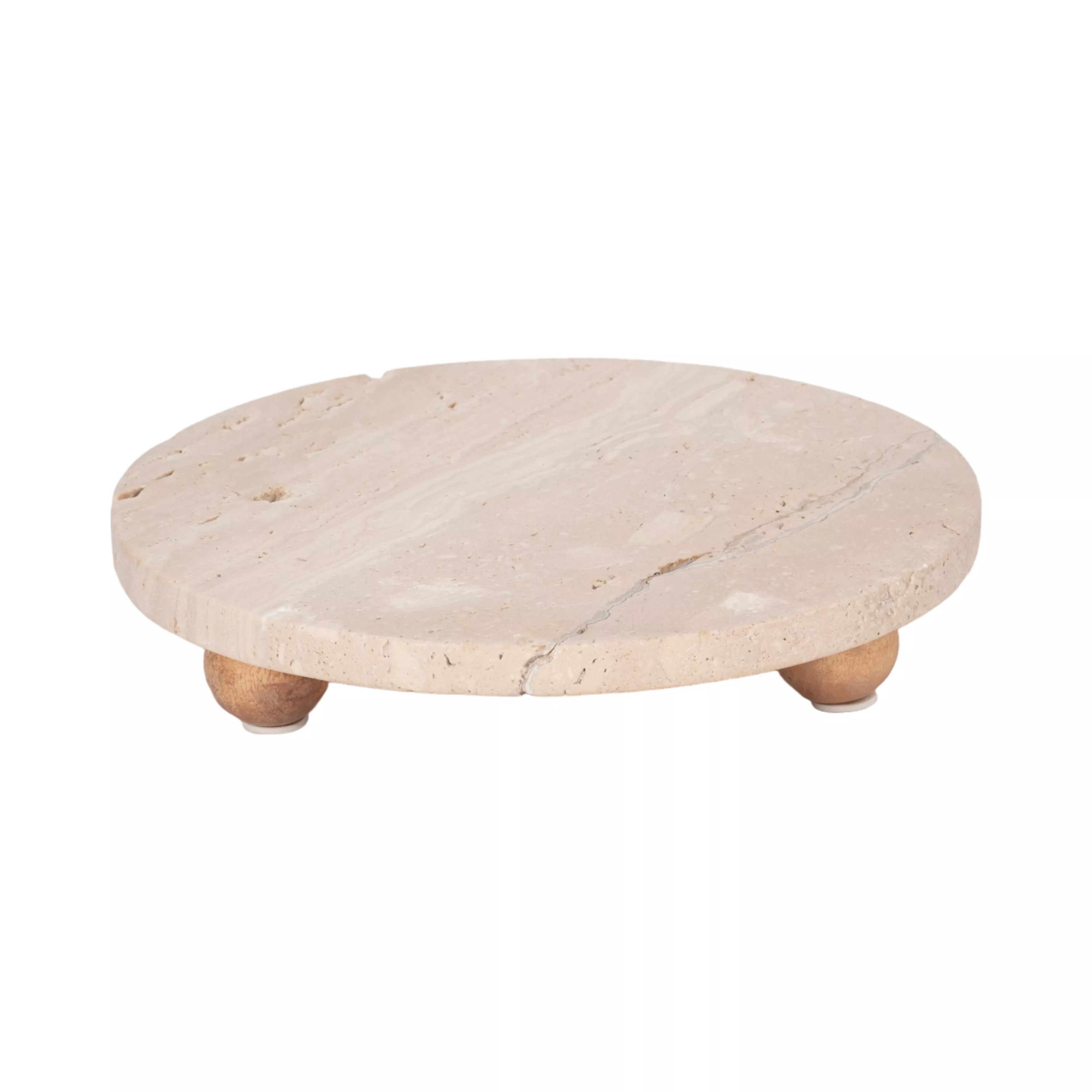 10" Travertine Tray
