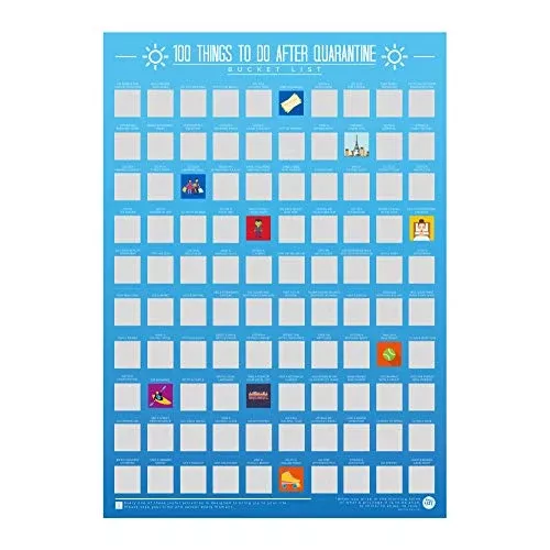 100 Things To Do After Quarantine Bucket List Poster