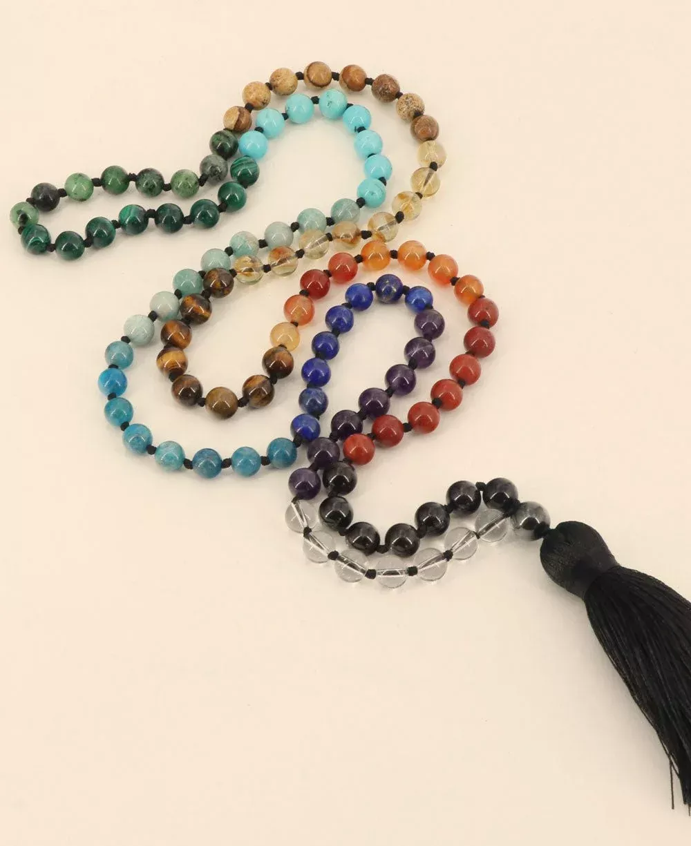 15 Gemstones Seven Chakra Premium Mediation Mala