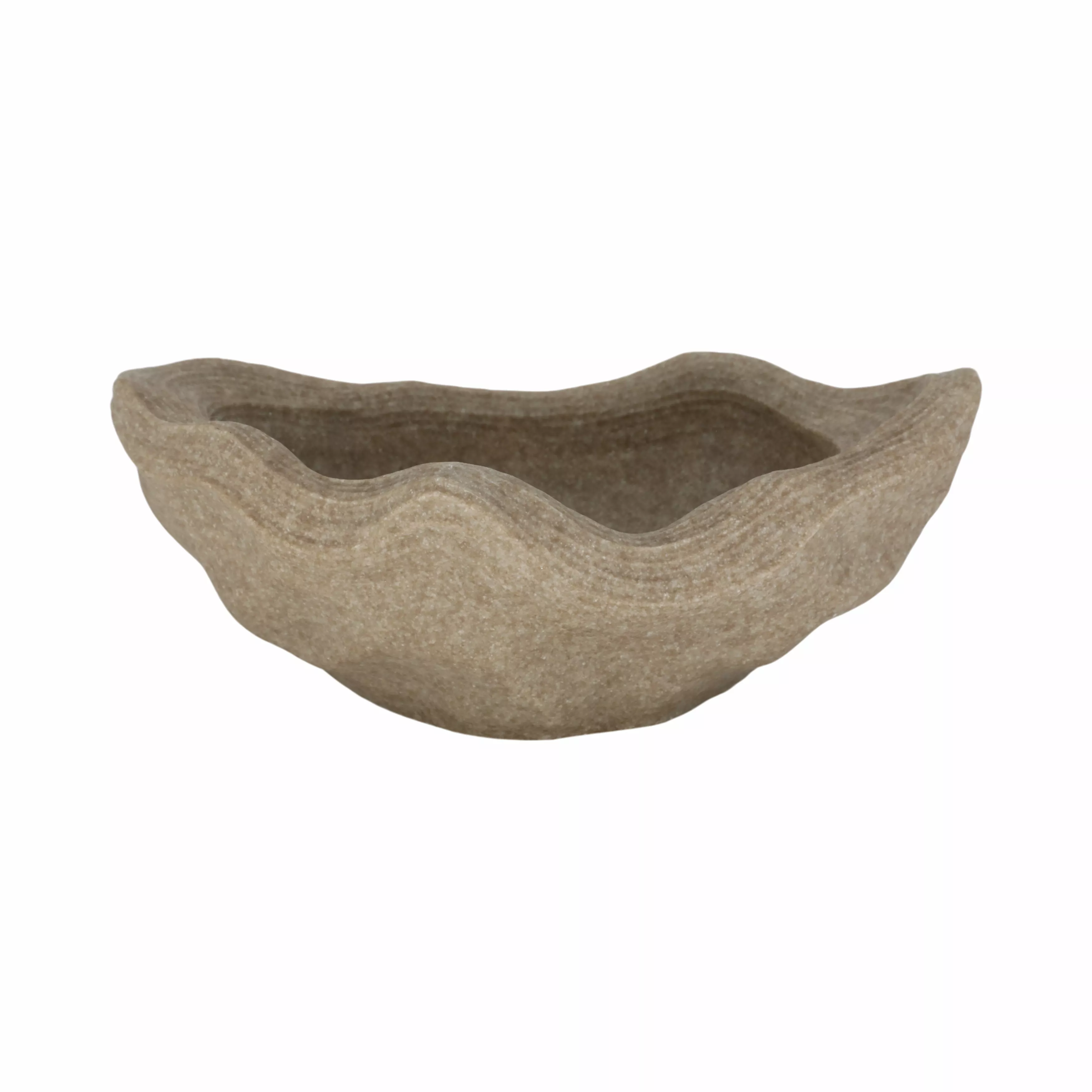 16" Flowood Brown Quartz Resin Bowl