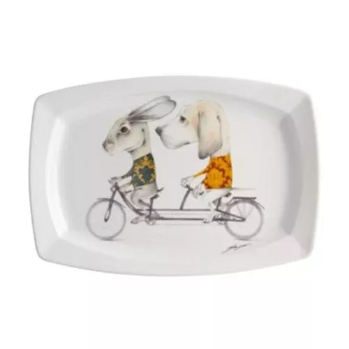 2I Rectangular Plate by Matteo Pagani for Vista Alegre