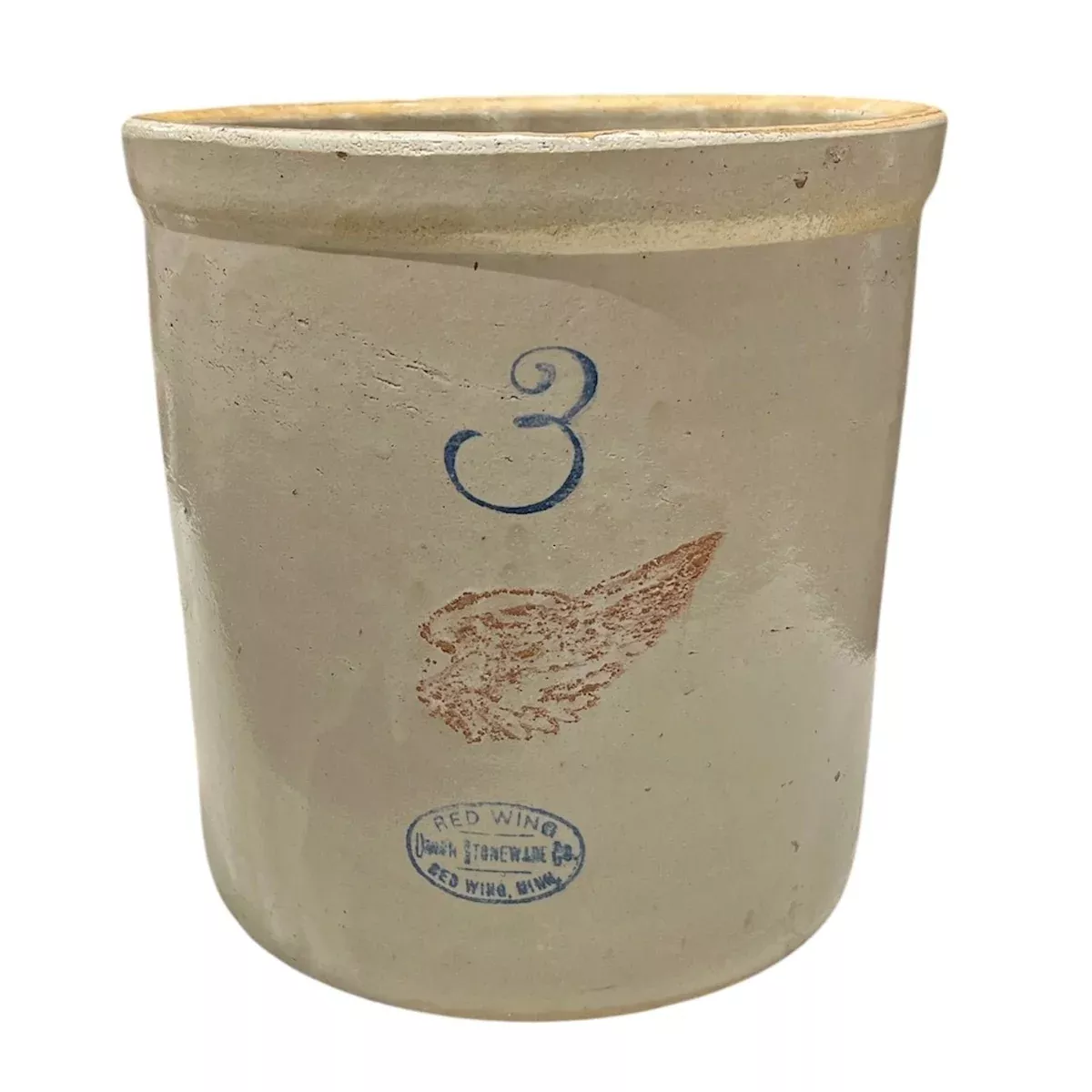 3 Gallon Red Wing Crock