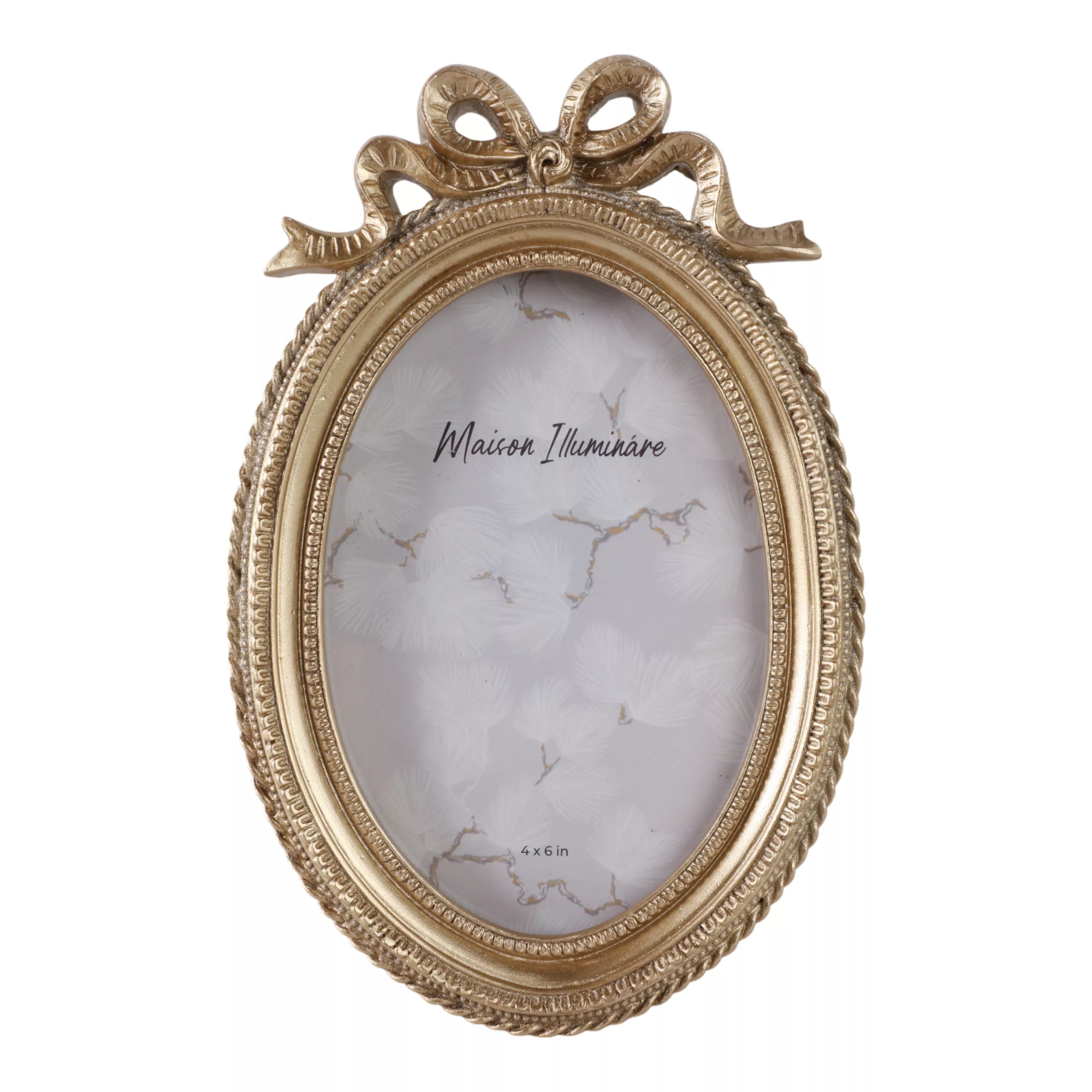4x6 Oval Coquette Photo Frame