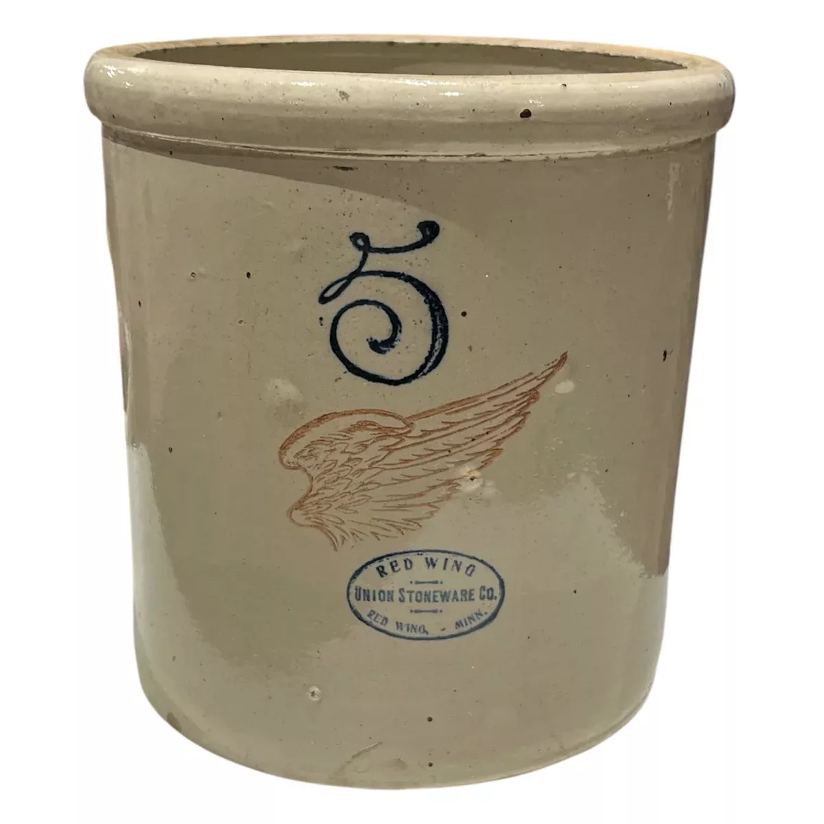 5 Gallon Red Wing Crock