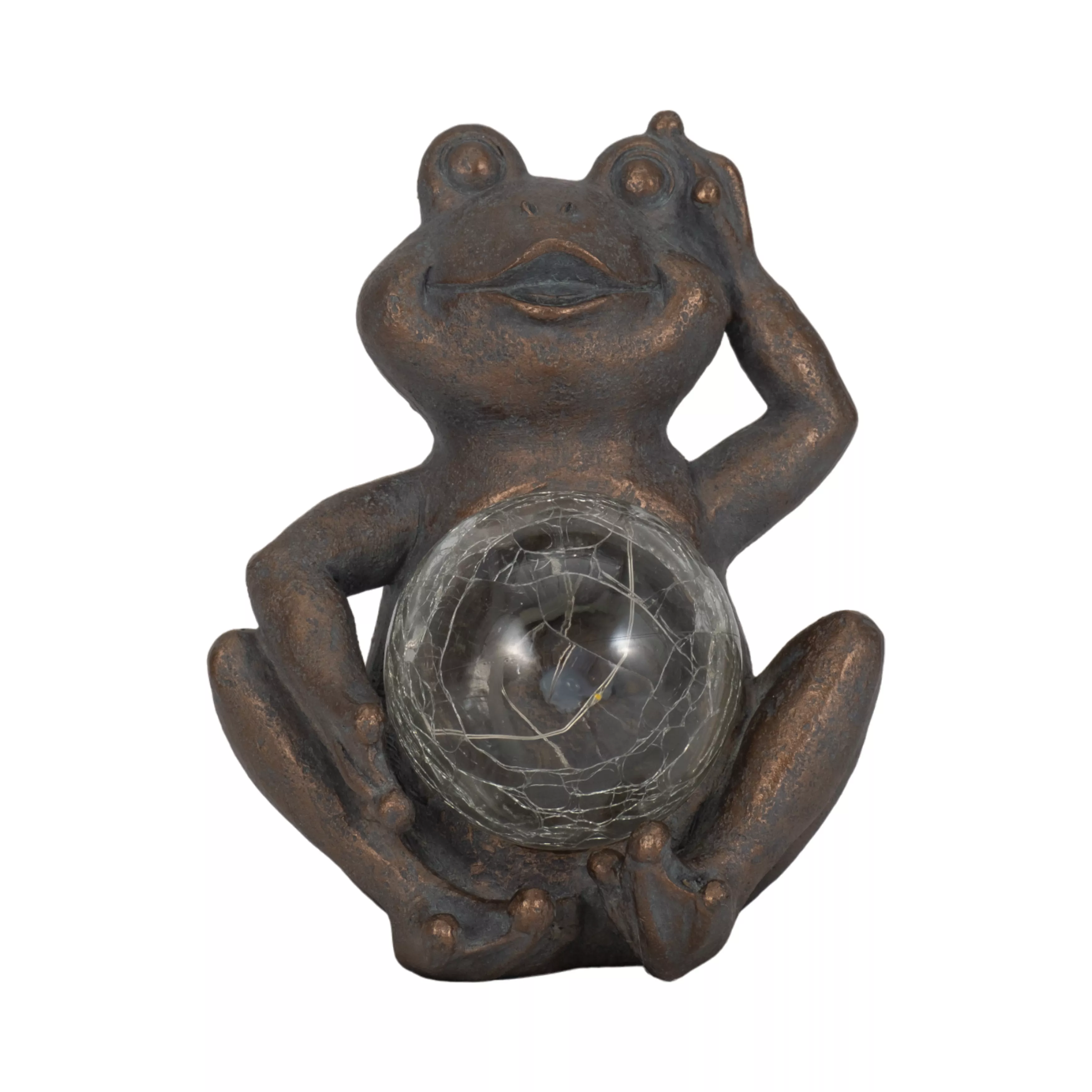 7" Frog With Solar Orb