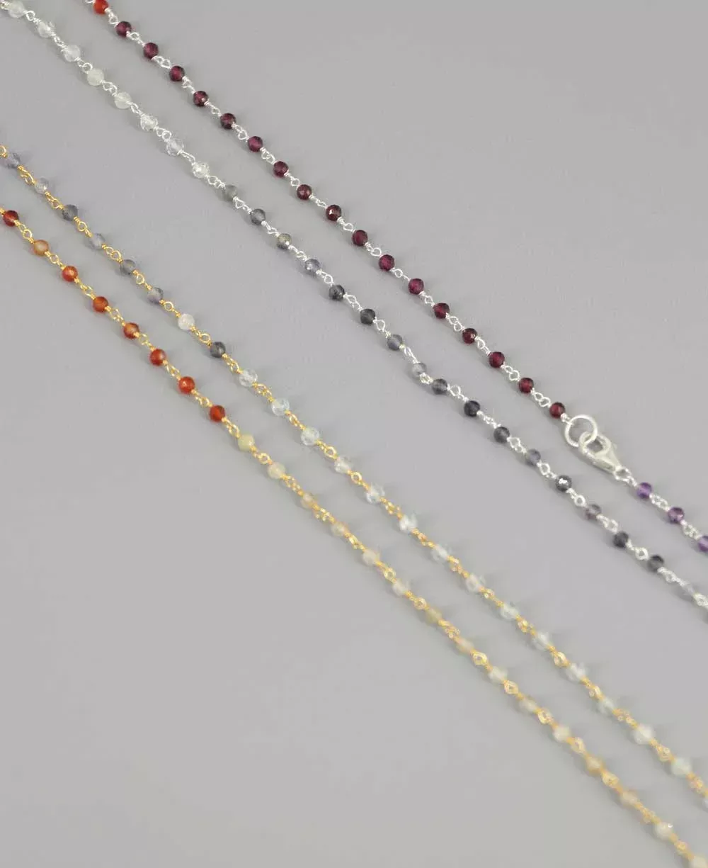 7 Gemstone Chakra Chain Necklace