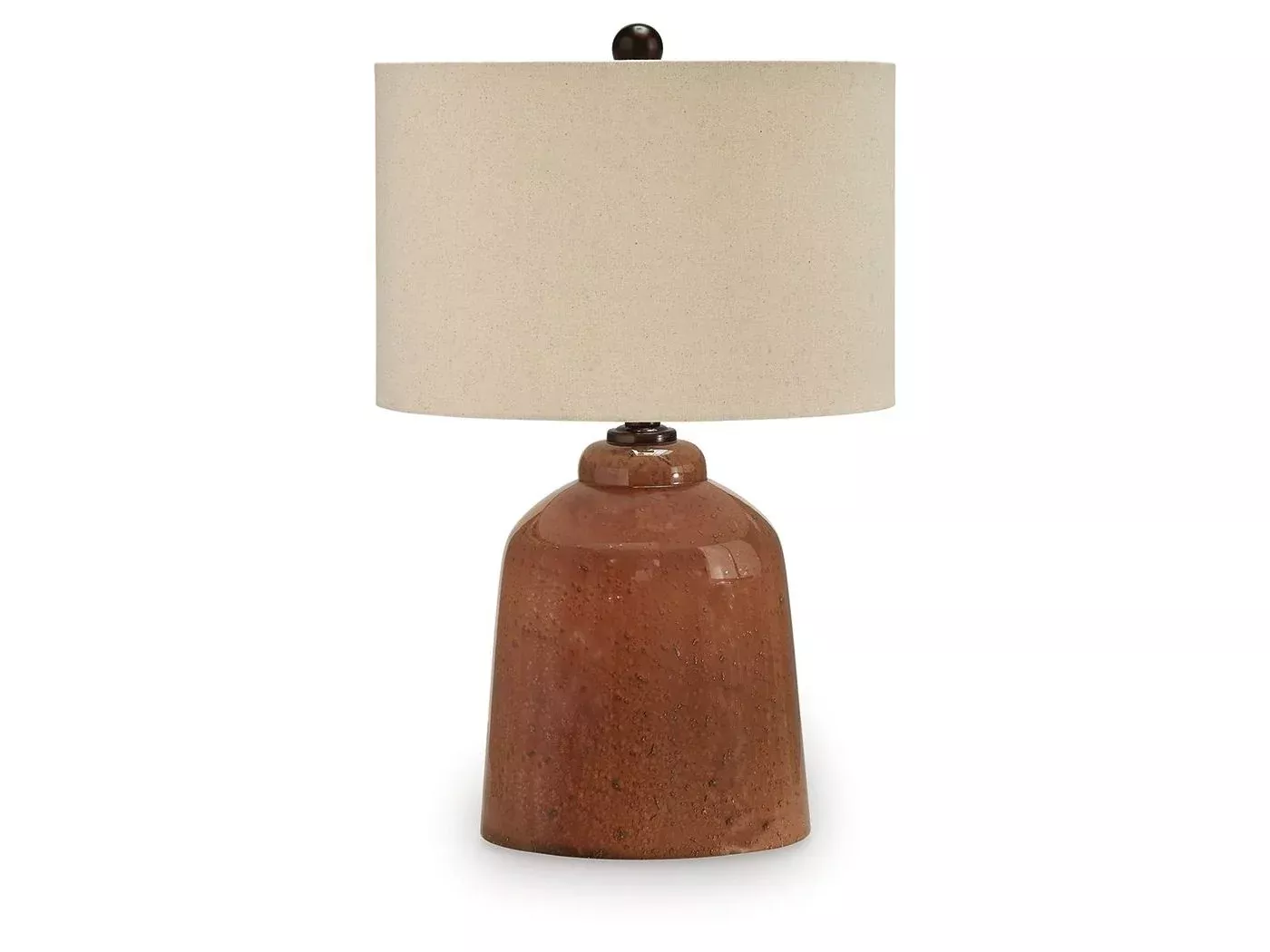Aaleahya - Glass Table Lamp - Rust