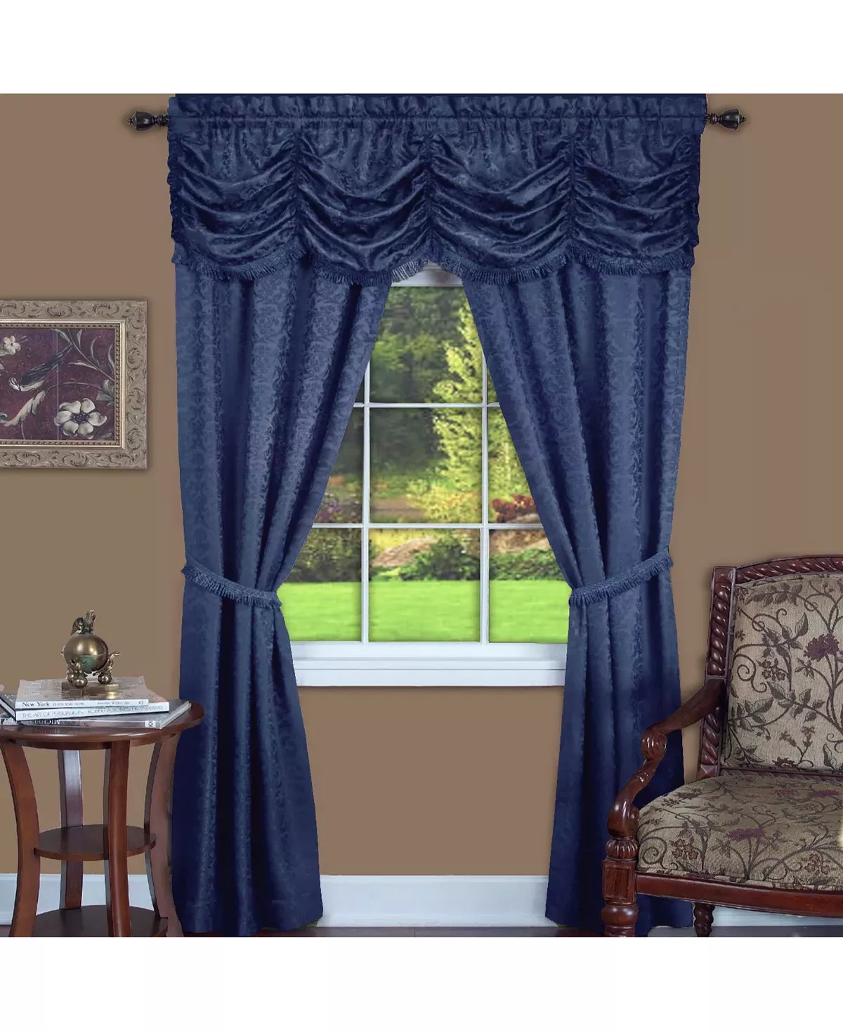 Achim Panache 5 Piece Window Curtain Set, 55×63