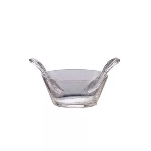 Acrylic Salad Bowl with Servers, 10", by Mario Luca Giusti