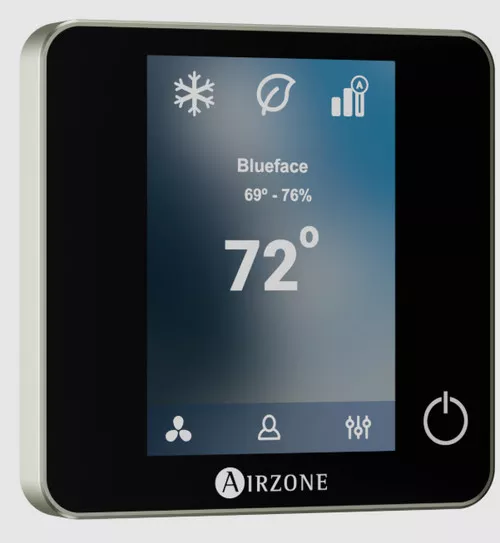 Airzone AZVAFBLUEZEROCN VAF Wired Blueface Zero Principal Controller - Black