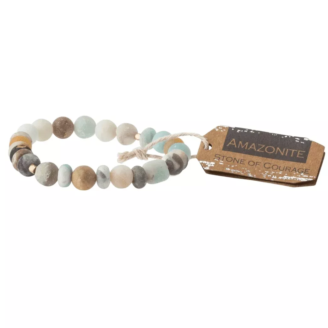 Amazonite Stone Bracelet - Stone Of Courage