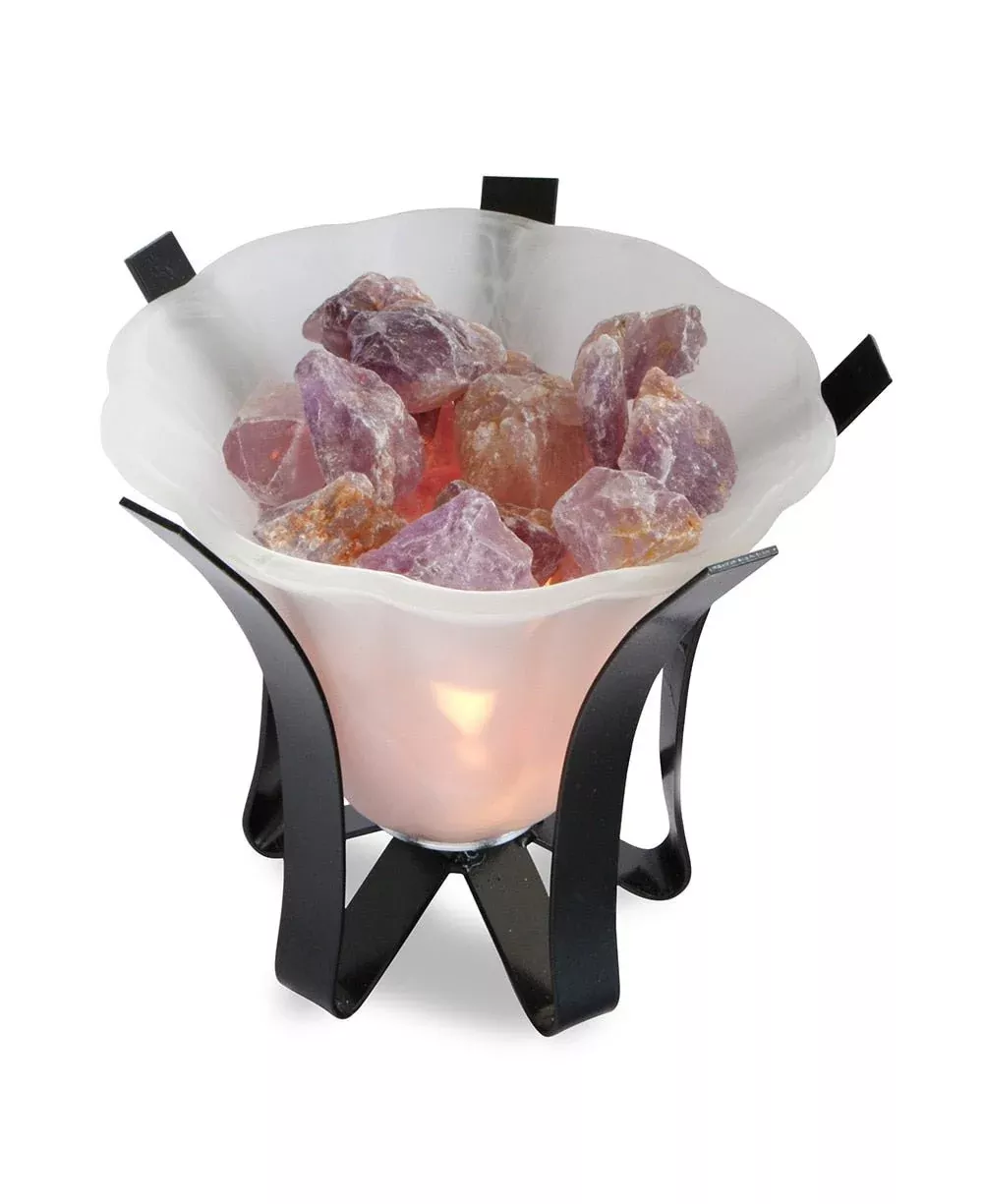Amethyst Rock Crystals Tranquility Accent Lamp