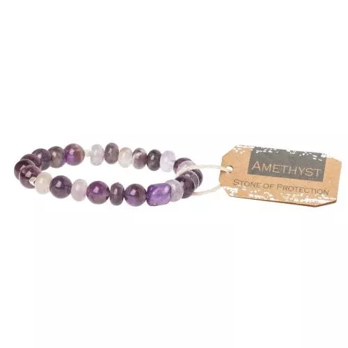 Amethyst Stone Bracelet - Stone Of Protection