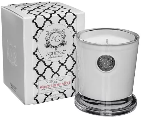 Aquiesse White Currant & Rose 11oz Candle