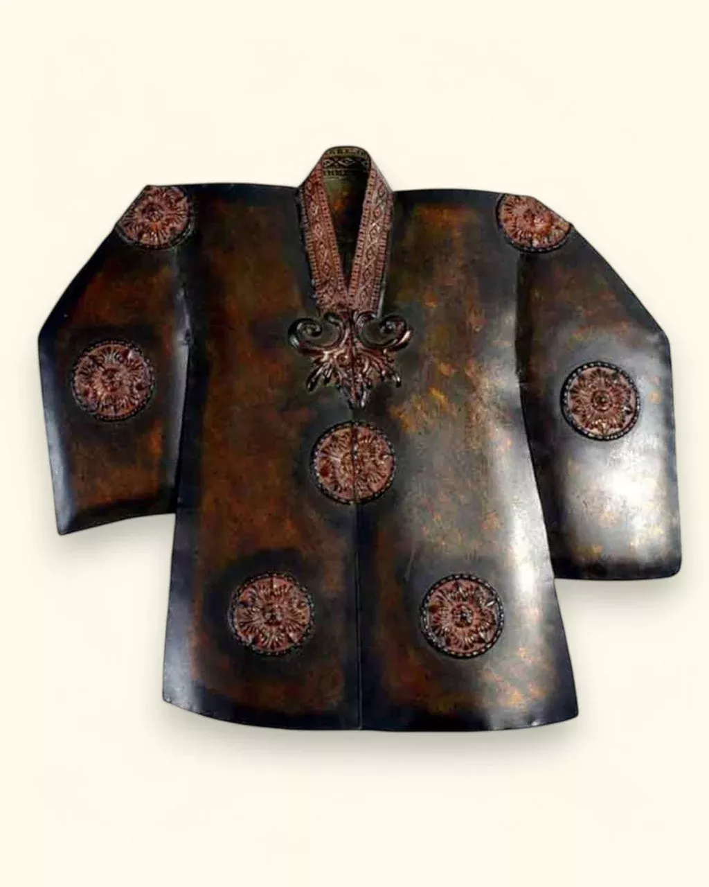 Artisic Monk Jacket Wall Hanging Metal Decor
