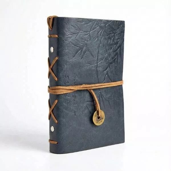 Asian Bamboo Leatherette Journal - Grey - Original Source