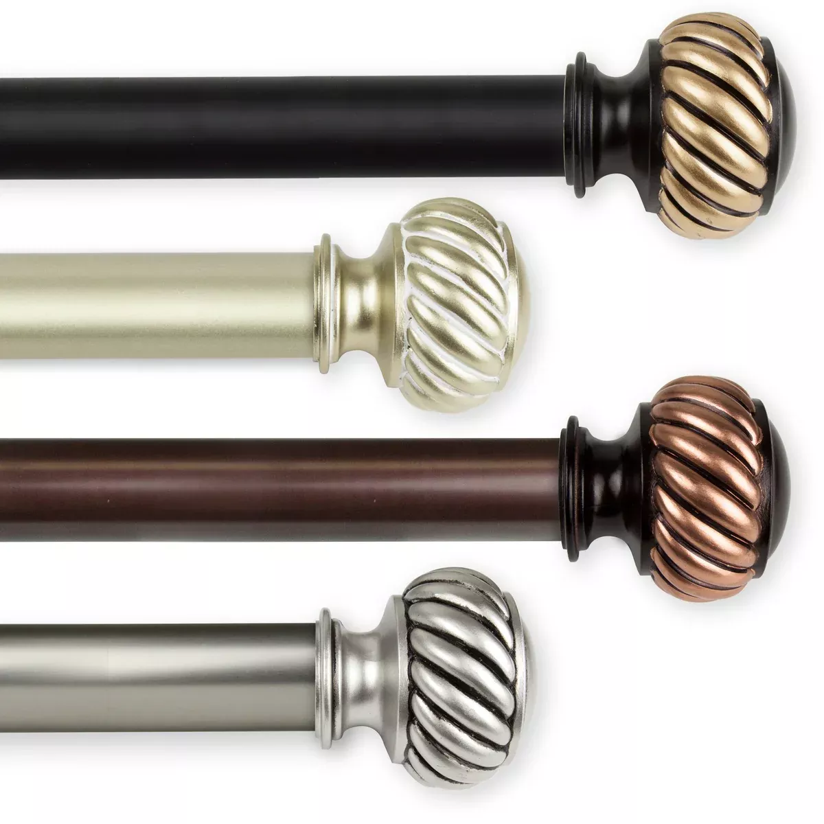 Baldir 1" Single Curtain Rod