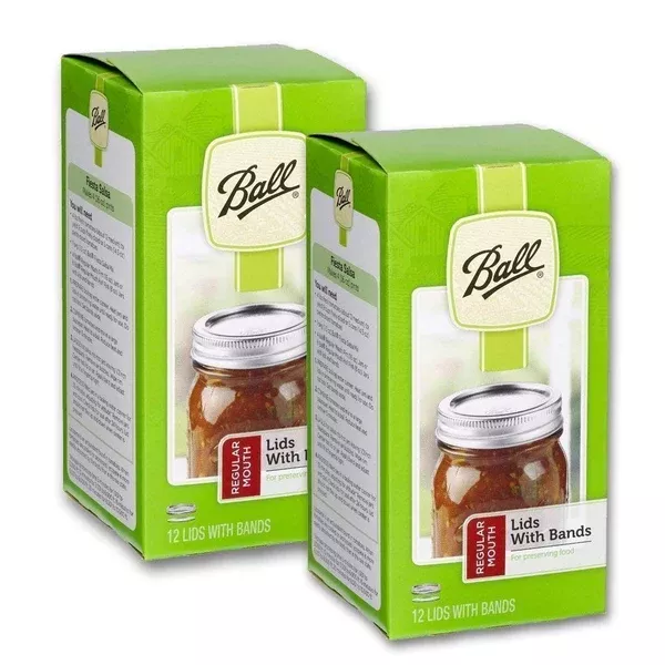 Ball Regular Mouth Lids and Bands - 24 pack