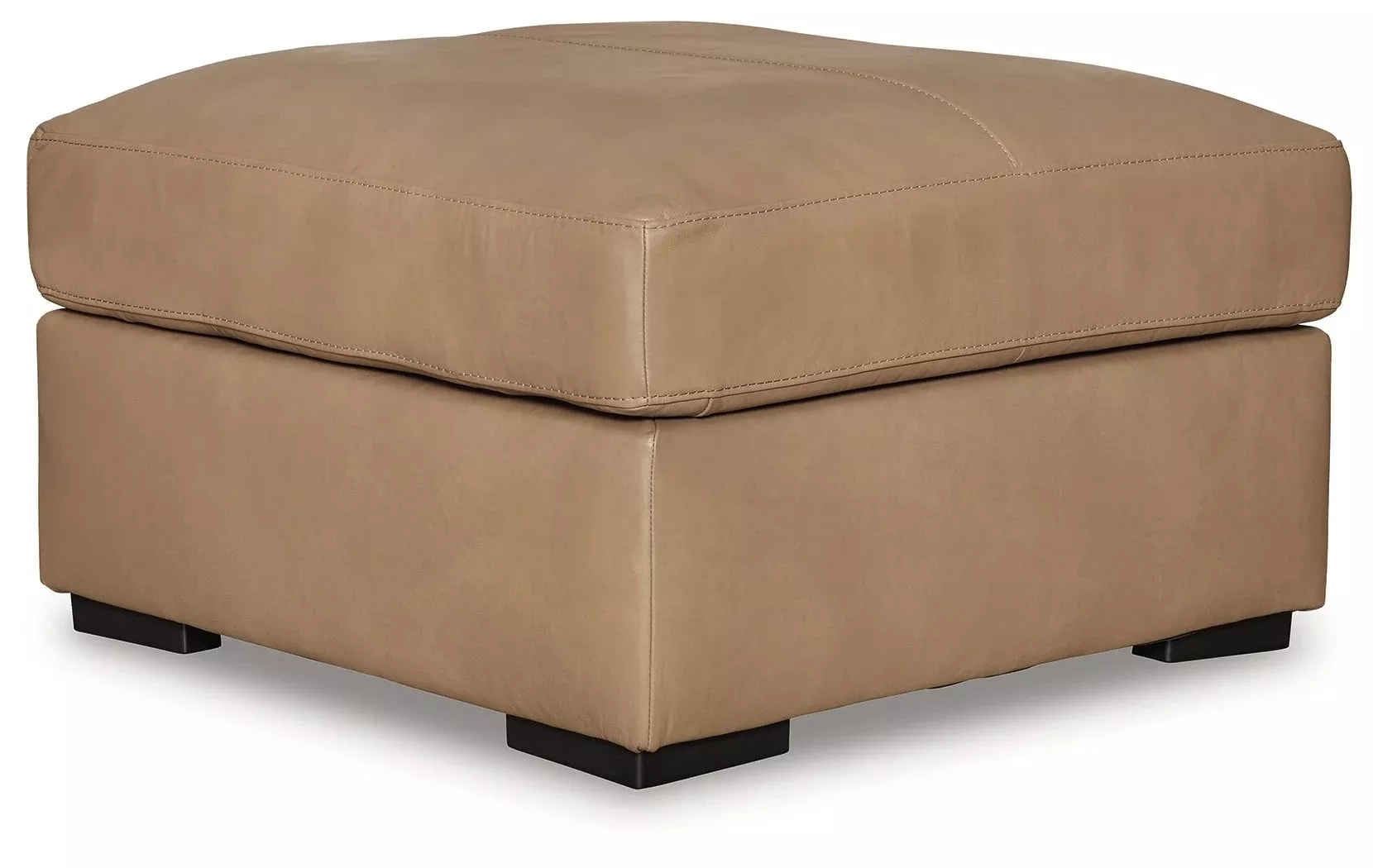 Bandon - Oversized Accent Ottoman - Toffee