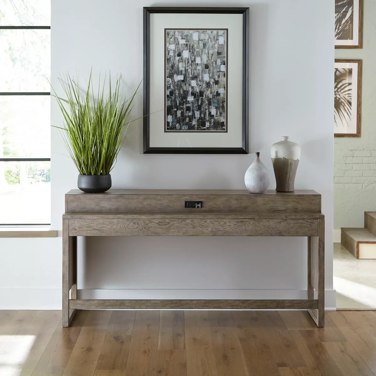 Bartlett Field - Console Bar Table - Dusty Taupe