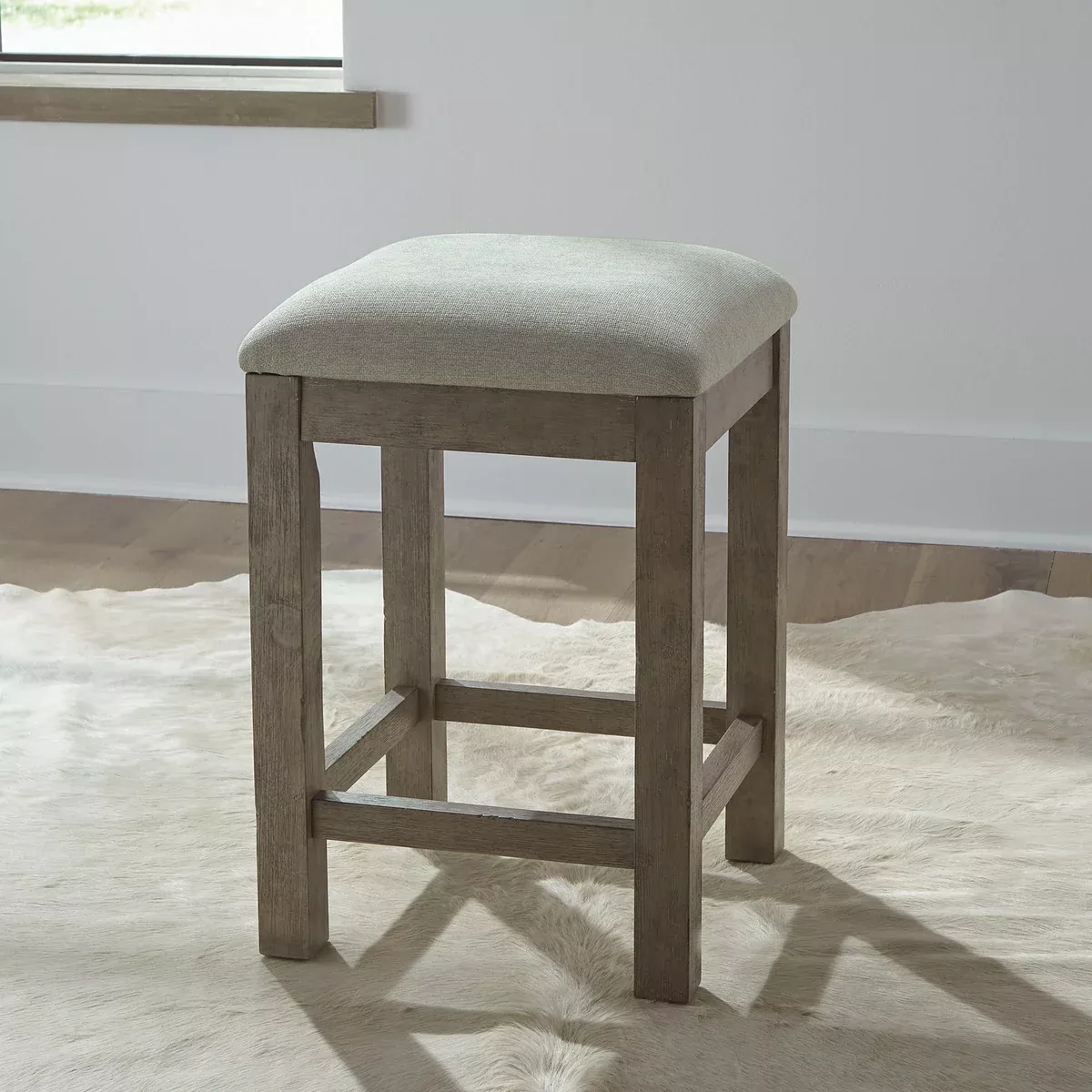 Bartlett Field - Upholstered Console Stool - Dusty Taupe