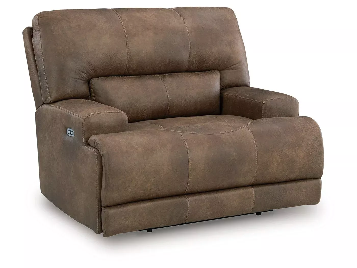 Beckley Place - Power Recliner With Adjustable Headrest - Earth