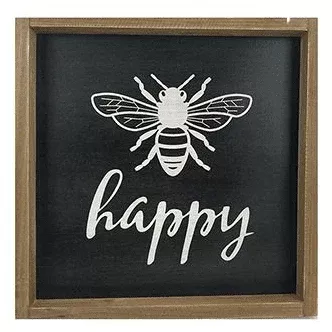 Bee Happy Sign