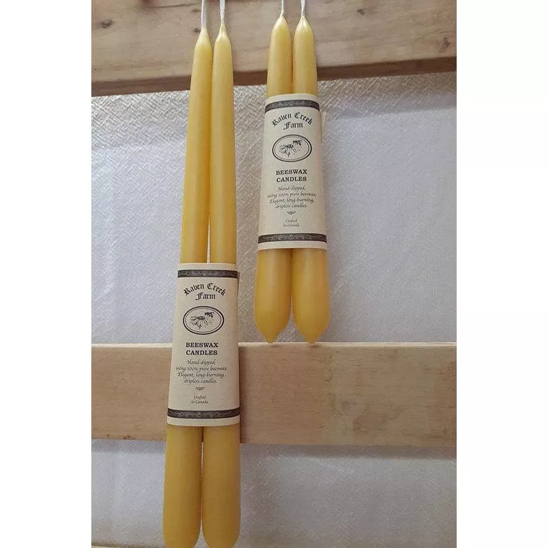 Beeswax Taper Candles