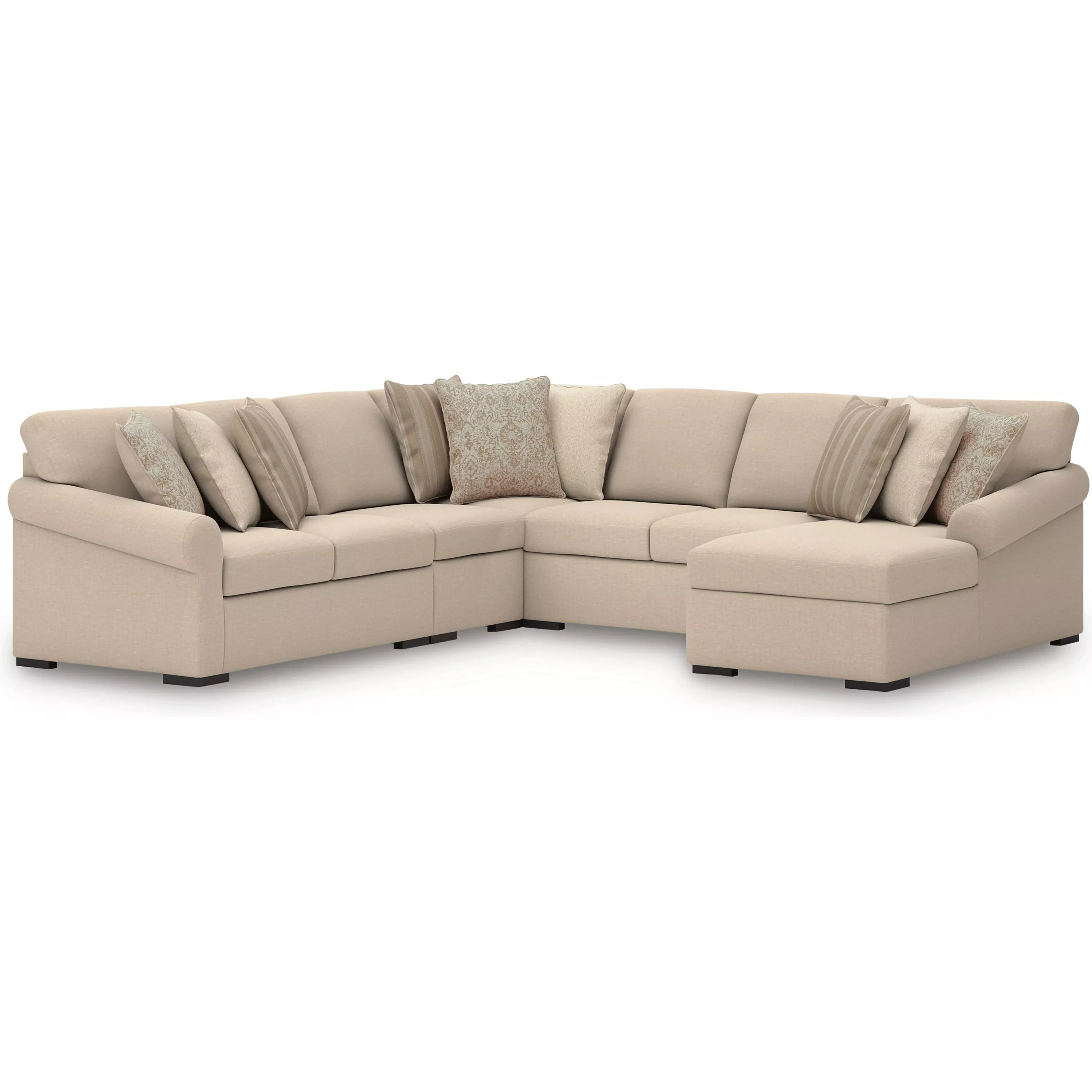 Benchcraft LadyMae 59404S4 5 pc Sectional with Chaise