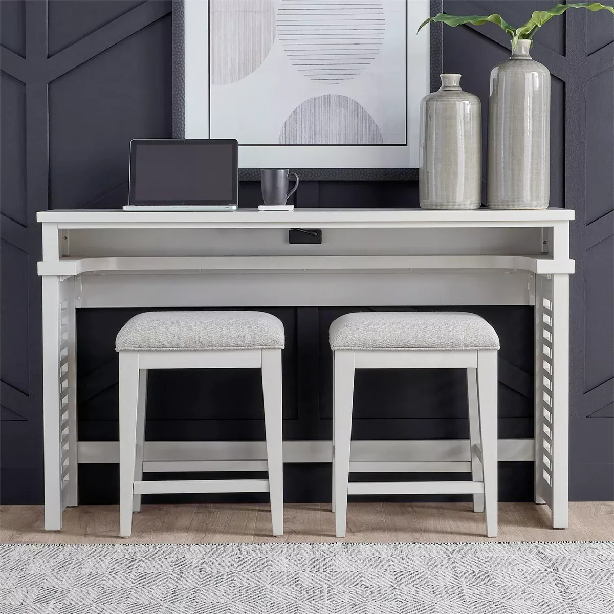 Berkley Square - 3 Piece Console Set - Linen & Khaki