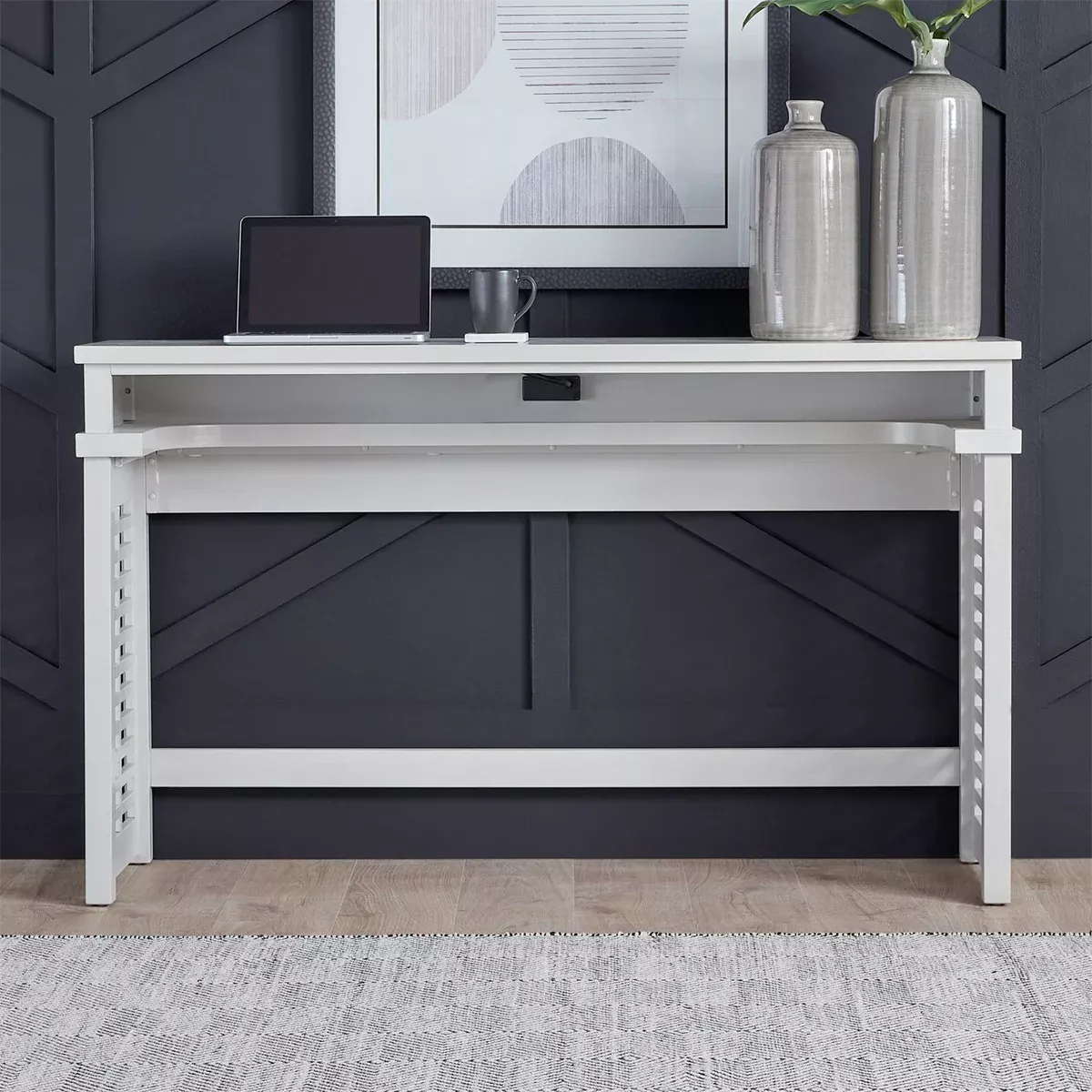 Berkley Square - Sofa Bar Console - Linen & Khaki