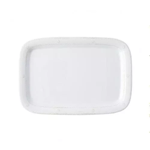 Berry and Thread Melamine Whitewash 16" Serving Tray/Platter by Juliska