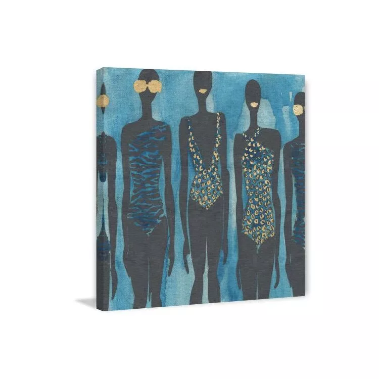 Bikini Class II Painting Print on Wrapped Canvas