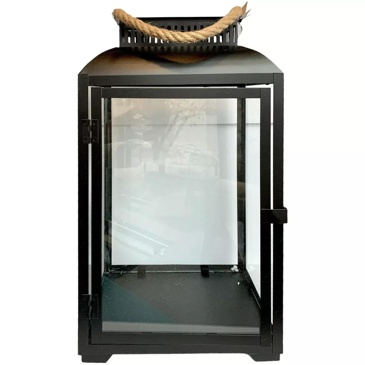 Black Lantern with Glass