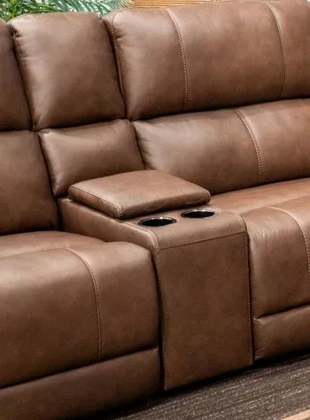 Bleckley Power Reclining Sectional Loveseat with Console