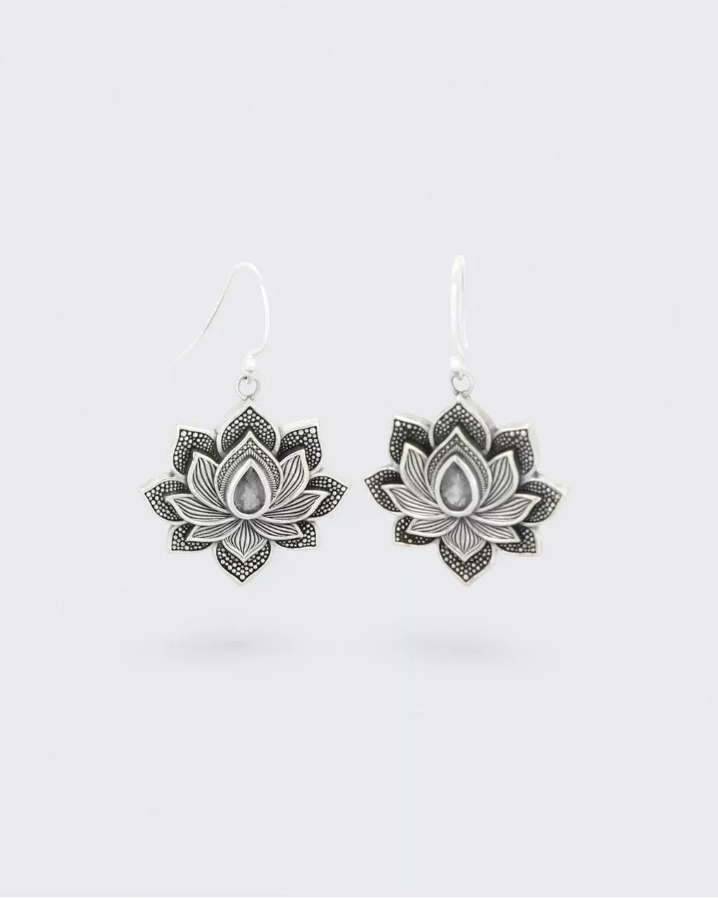 Blooming Lotus Labradorite Earrings