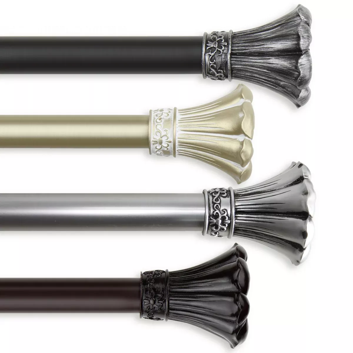Blossom 1" Single Curtain Rod