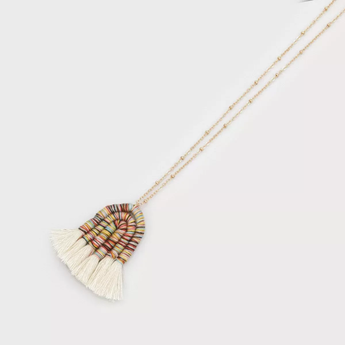 Boho Rainbow Long Necklace