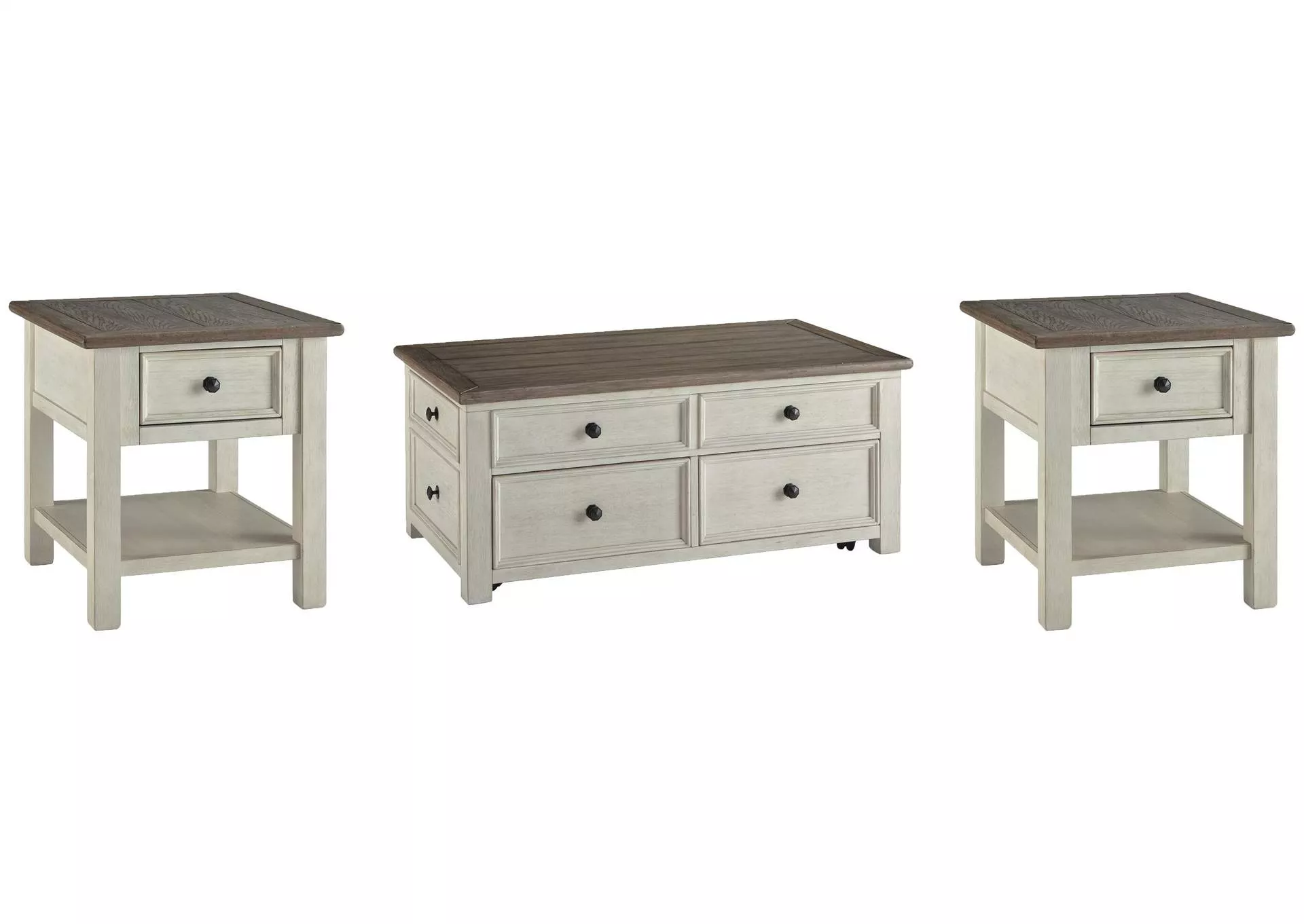 Bolanburg Coffee Table with 2 End Tables