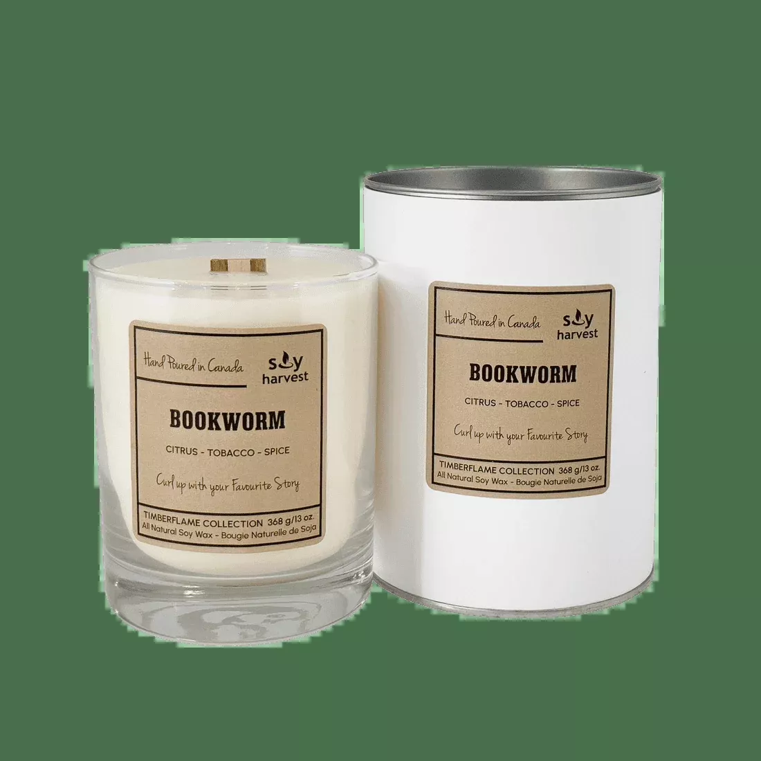 Bookworm Timberflame Candle