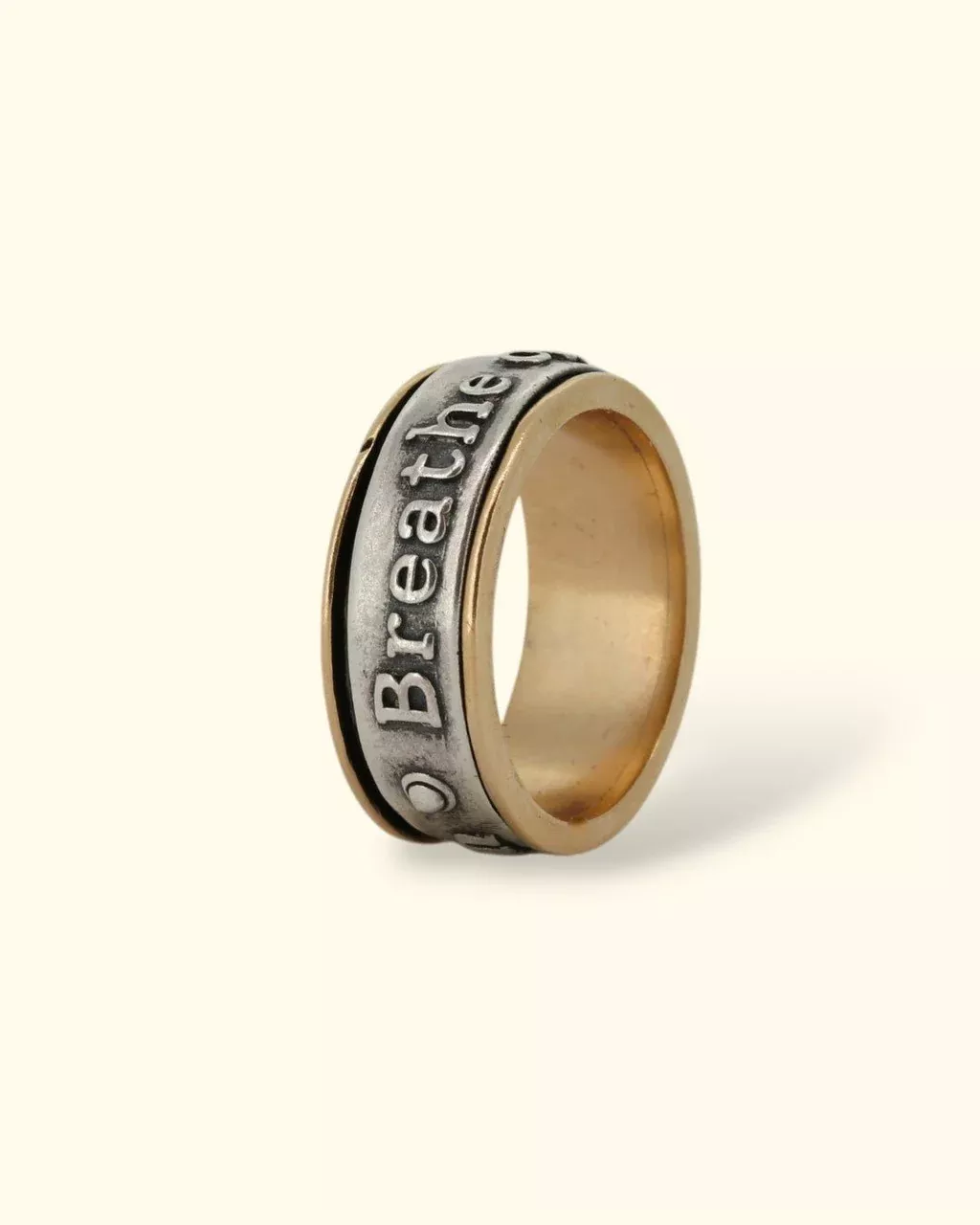 Breathe Spinner Meditation Ring
