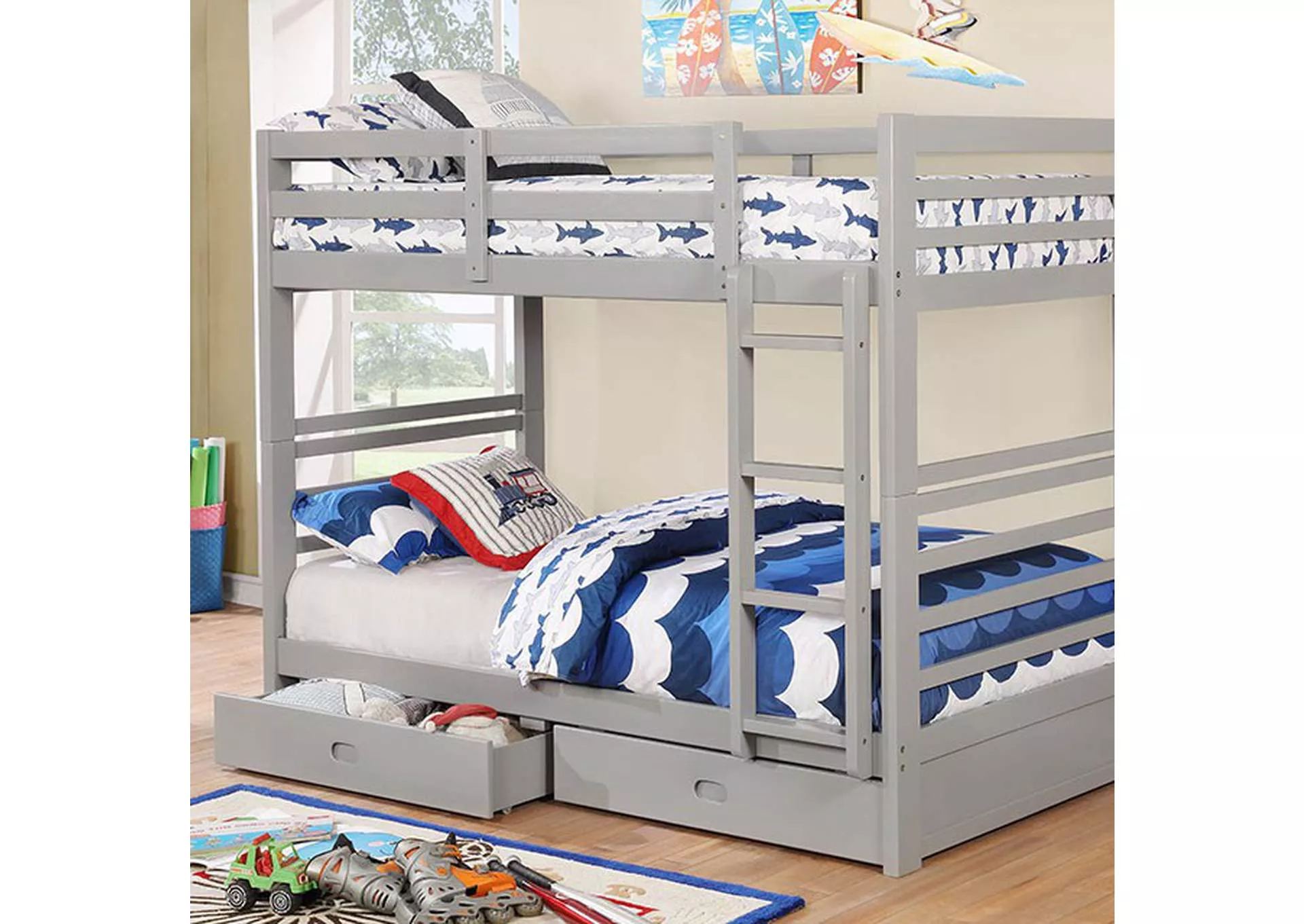 California - Twin/Twin Bunk Bed