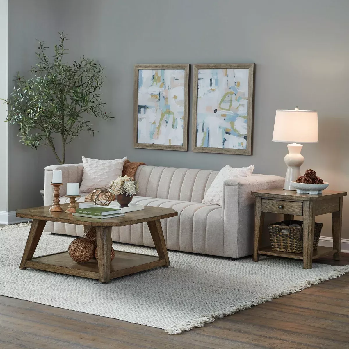 Carolina Park - 3 Piece Set - Amber Brown