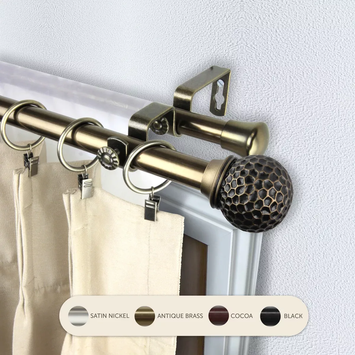 Celio 13/16" Double Curtain Rod