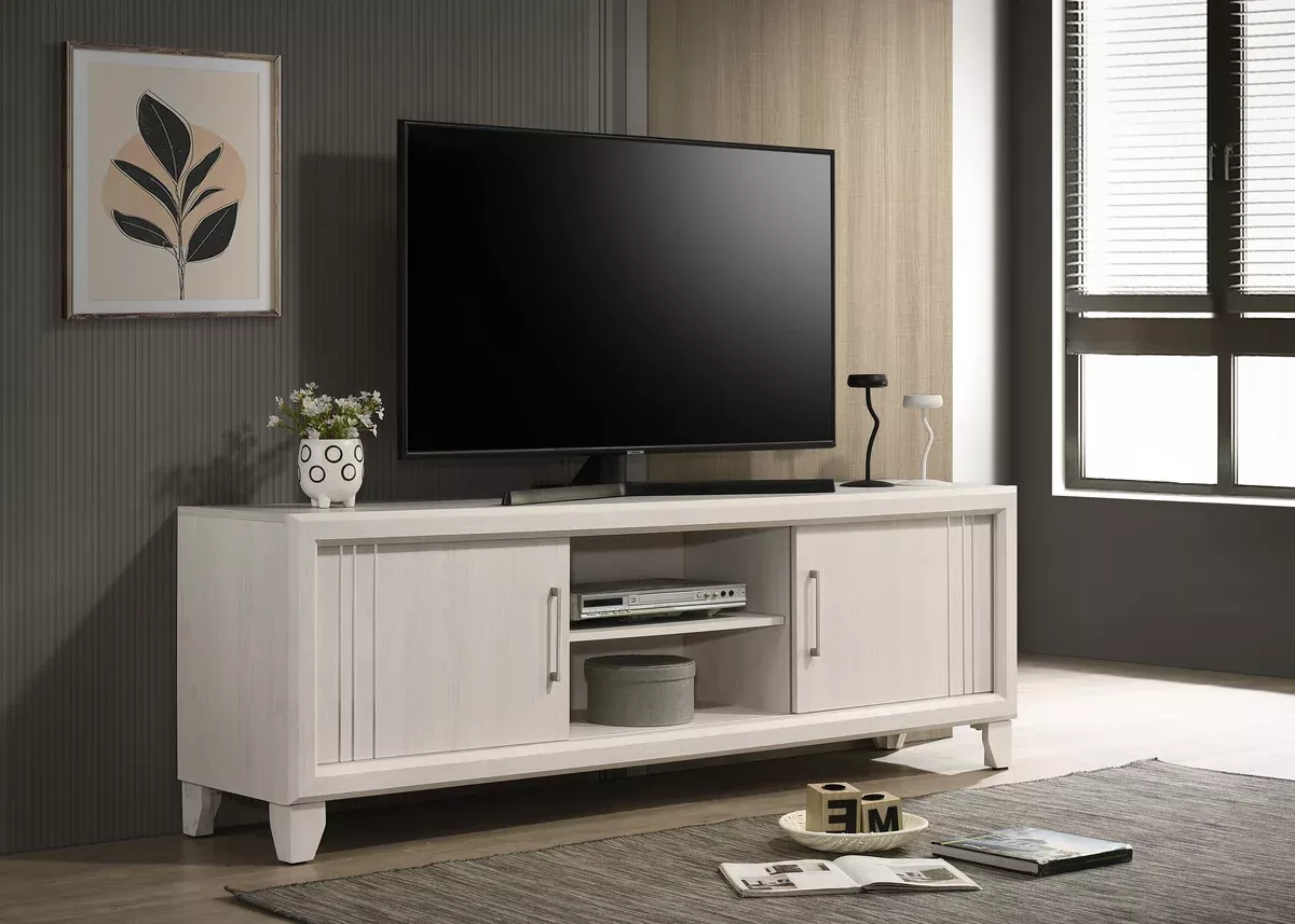 Charlie - TV Stand - White