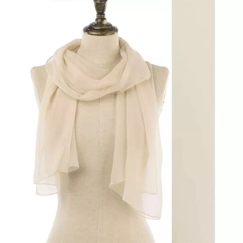 Chiffon Scarf - Solid Colour
