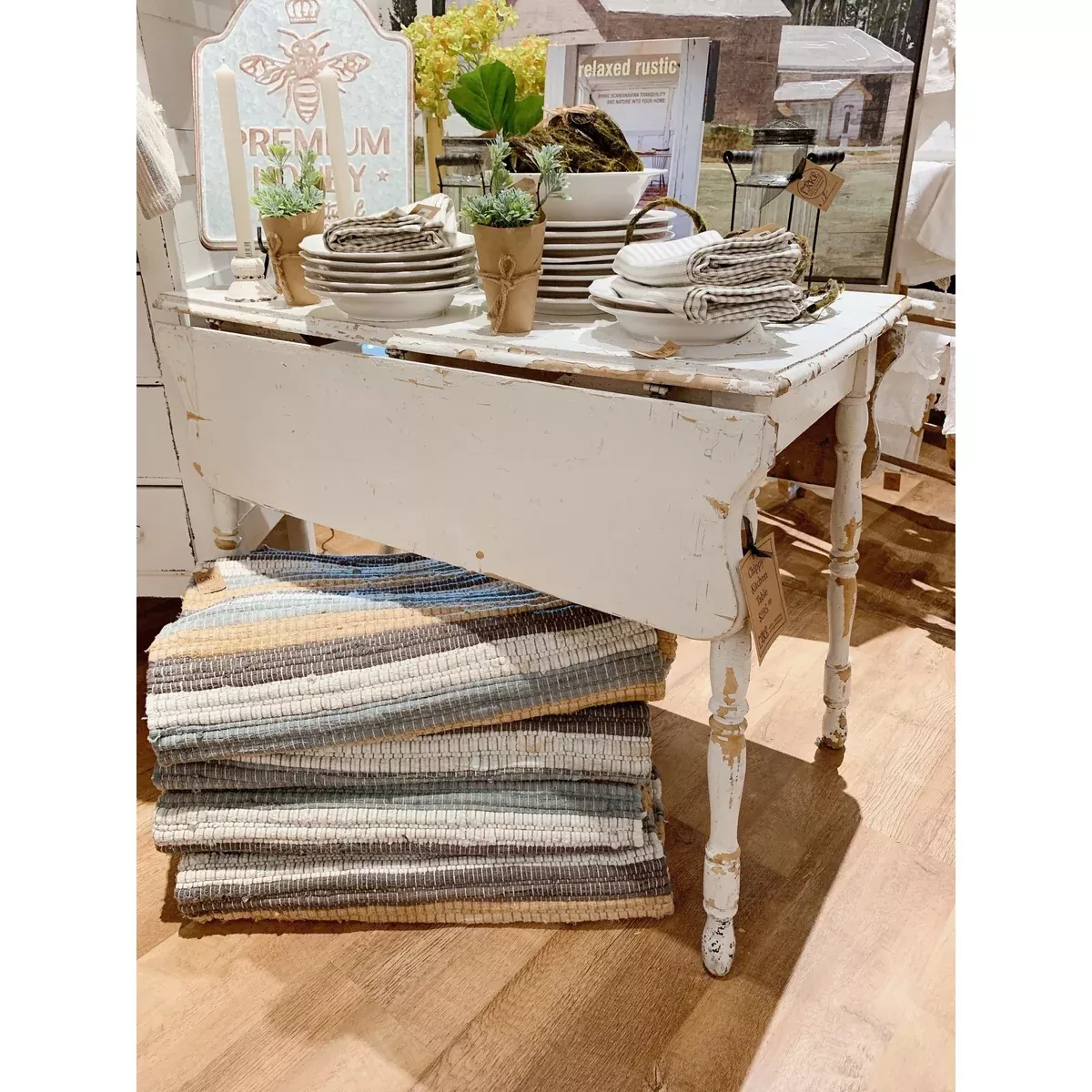Chippy Drop Leaf Kitchen Table