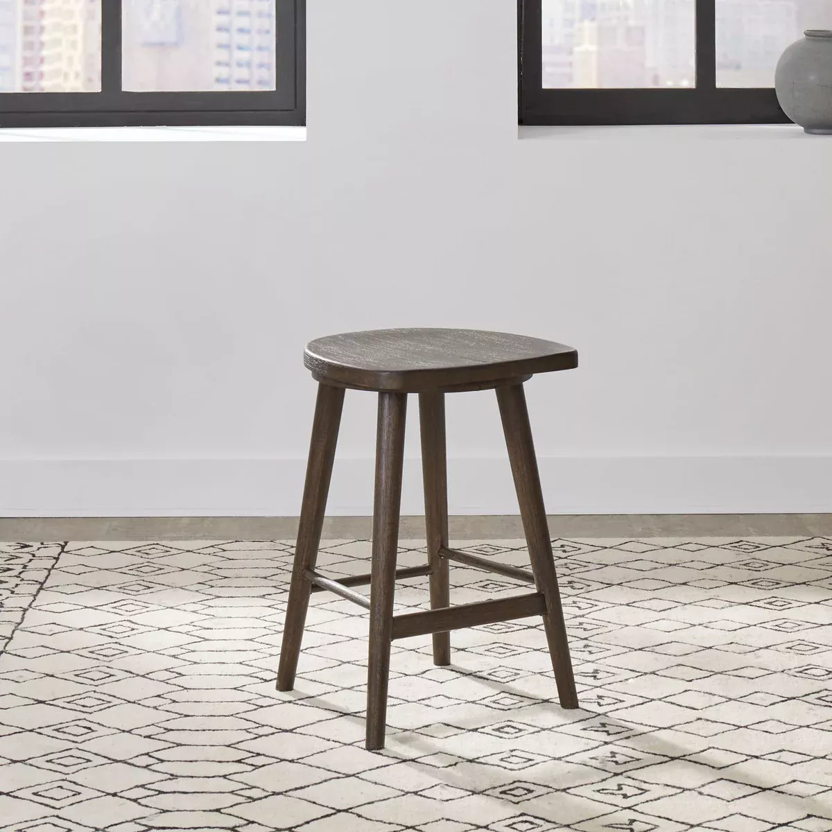 City View - Console Stool - Coffee Bean